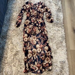 Windsor Sleeve Floral Maxi Roper (Medium)